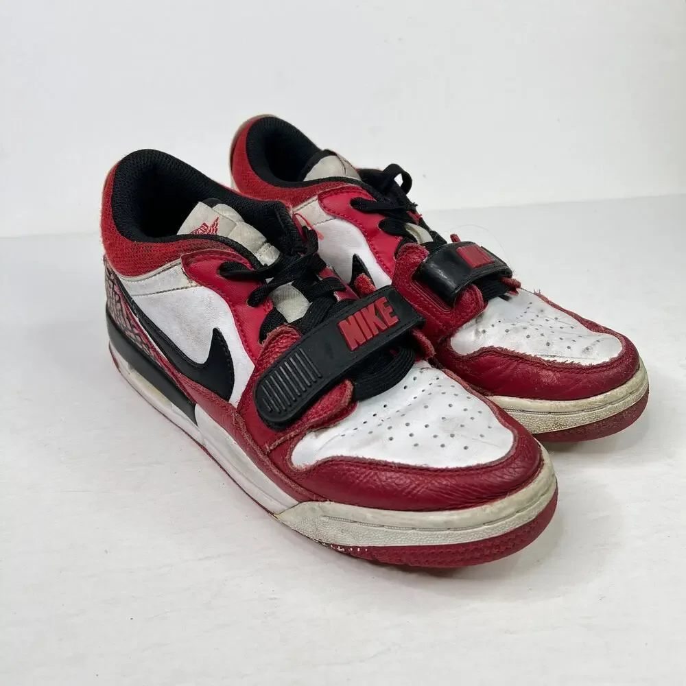 Nike Air Jordan Legacy 312 Low Sneakers Shoes CD9054 White Gym Red Boys 5.5Y